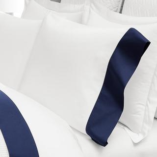 Colorblock Organic Pillowcase, Set of 2