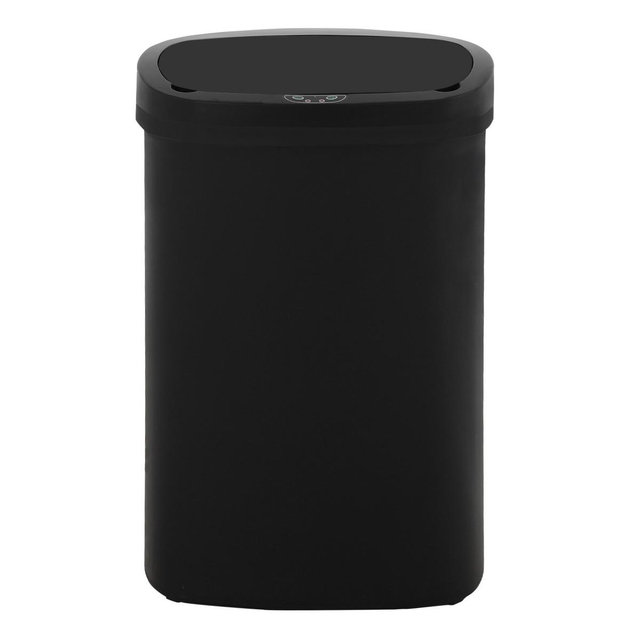 BestMassage 13 Gallon Trash Can Modern Touchless Garbage Can Kitchen Waste Bin with Large Capacity Waterproof Odor Control, Black 1