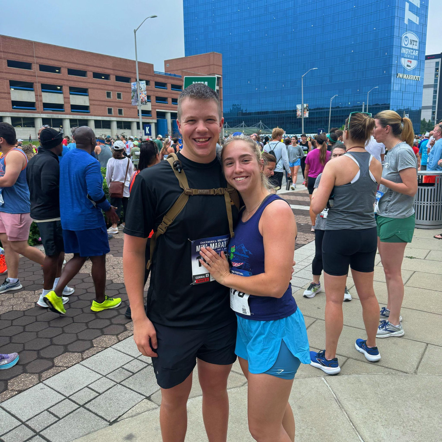 Our first half-marathon together