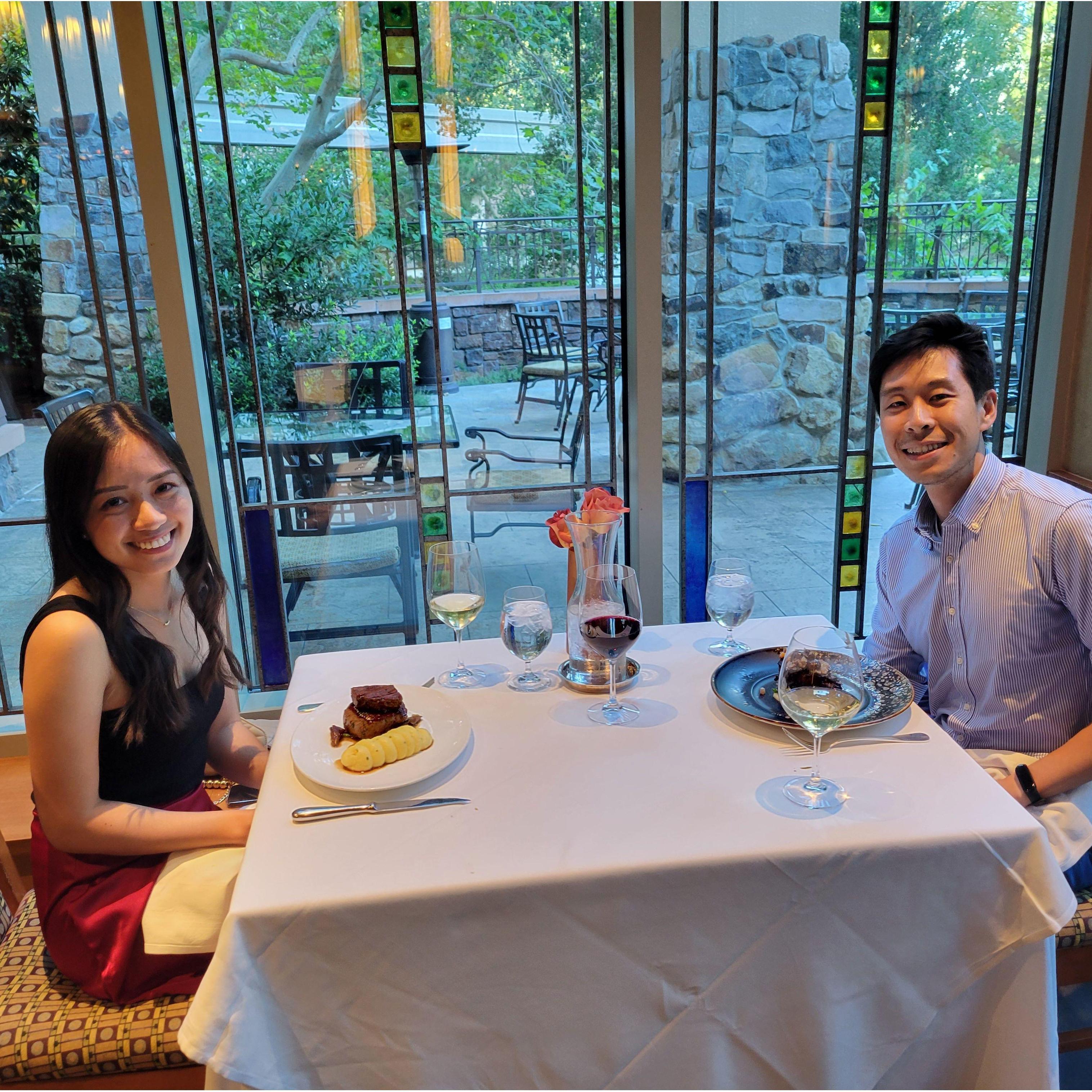 He took me out to celebrate when I passed my board exams!