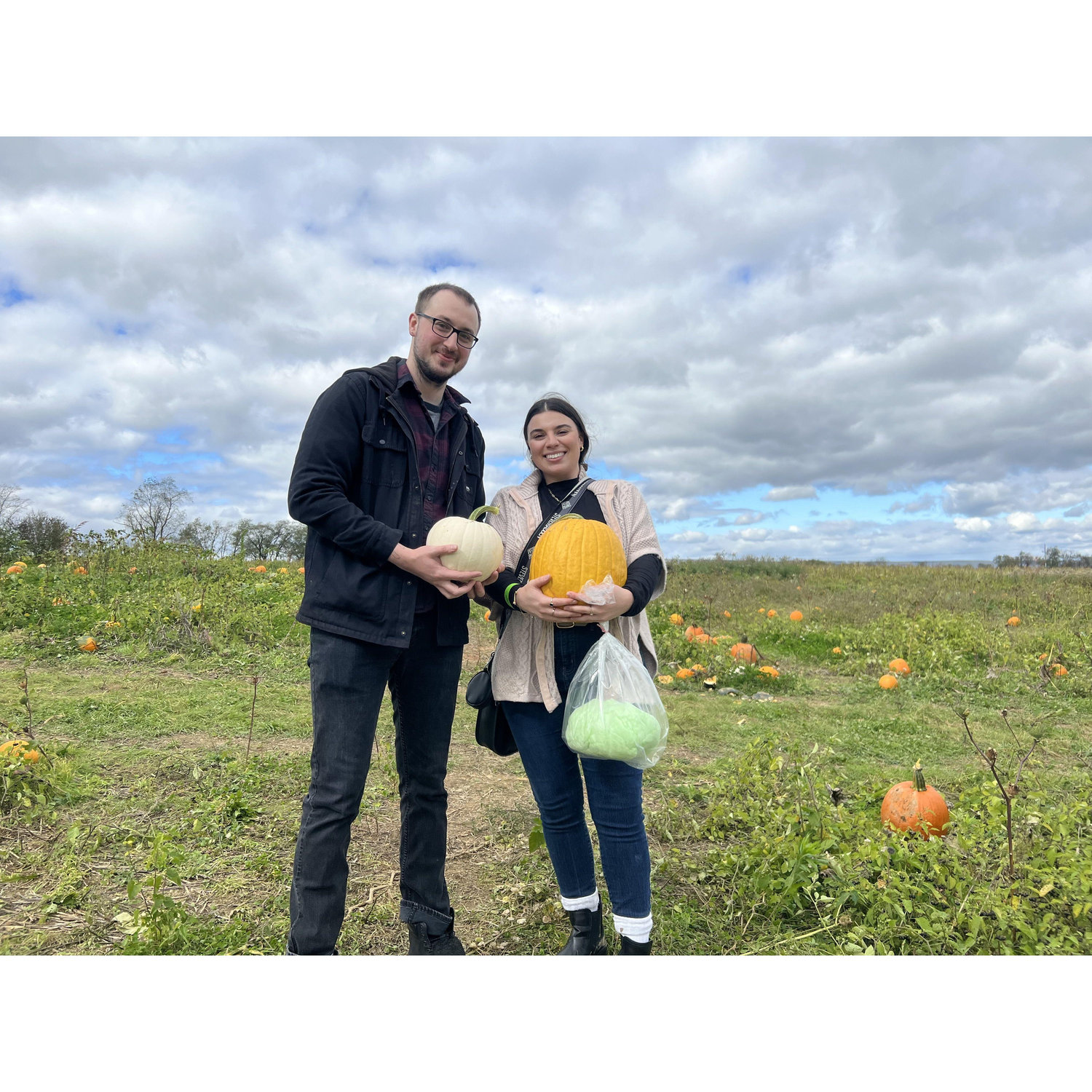 Our first pumpkin patch