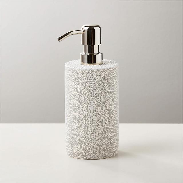 Shaw Shagreen Ivory Soap Pump