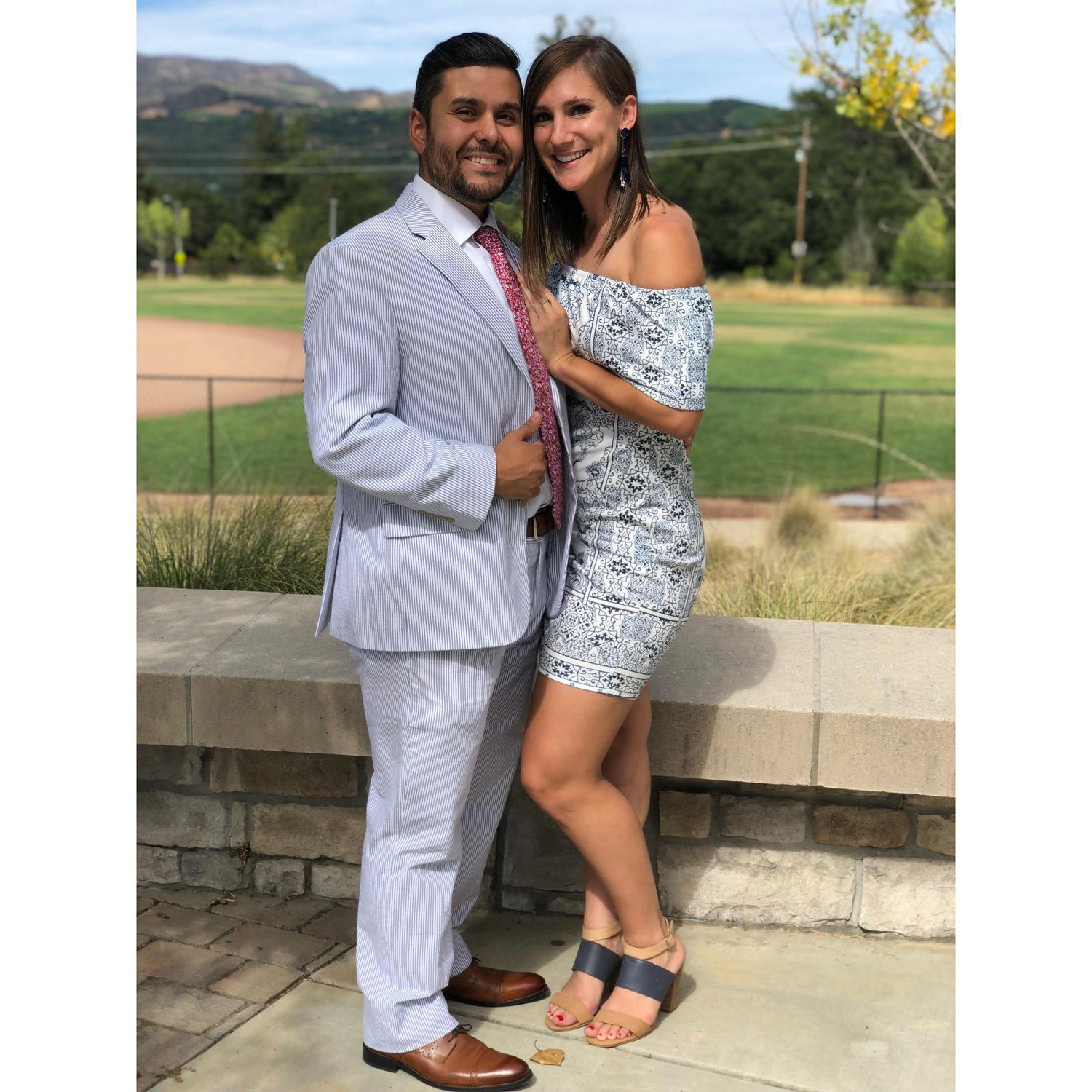 Sal's sister's wedding in Sonoma County.