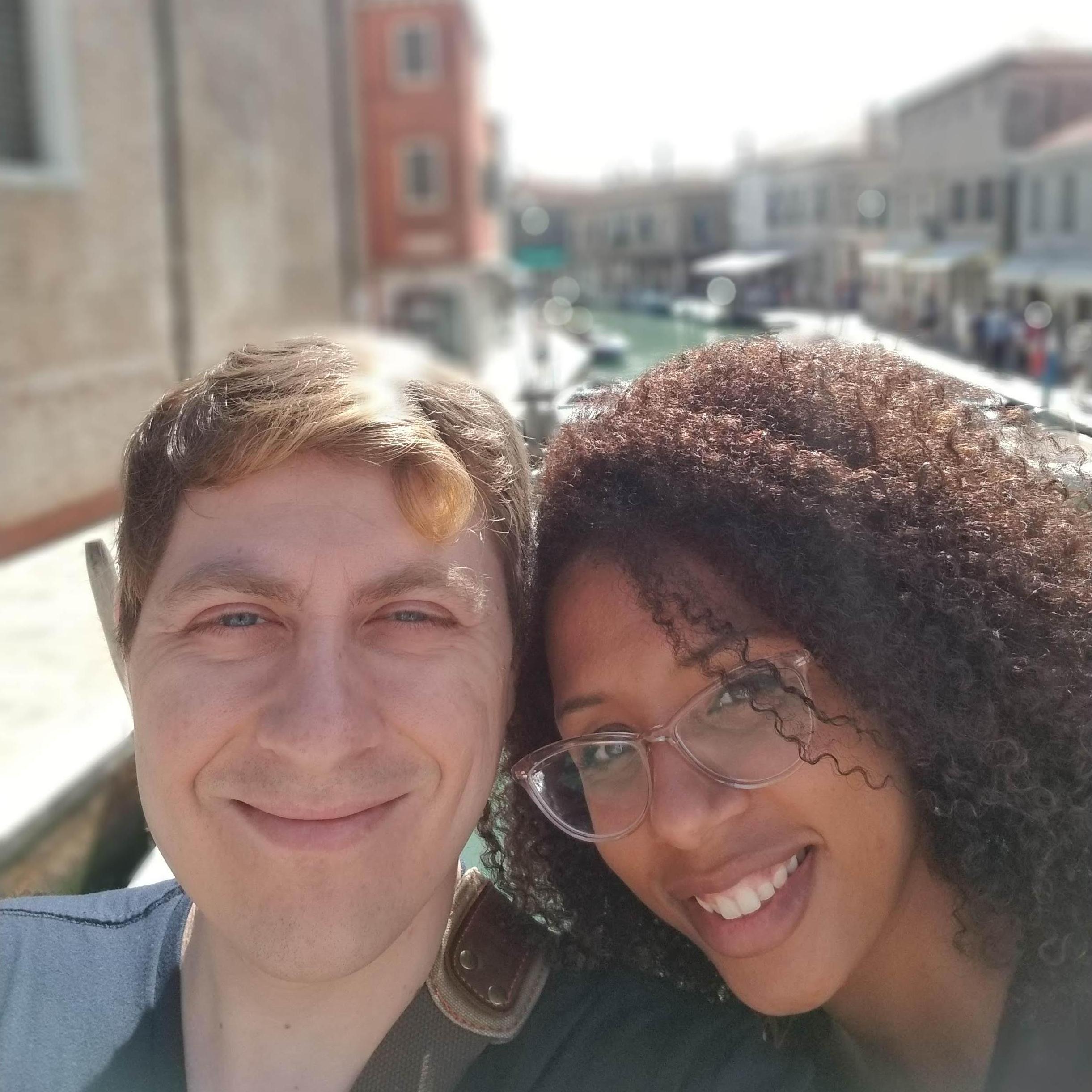 During our engagement trip to Italy.