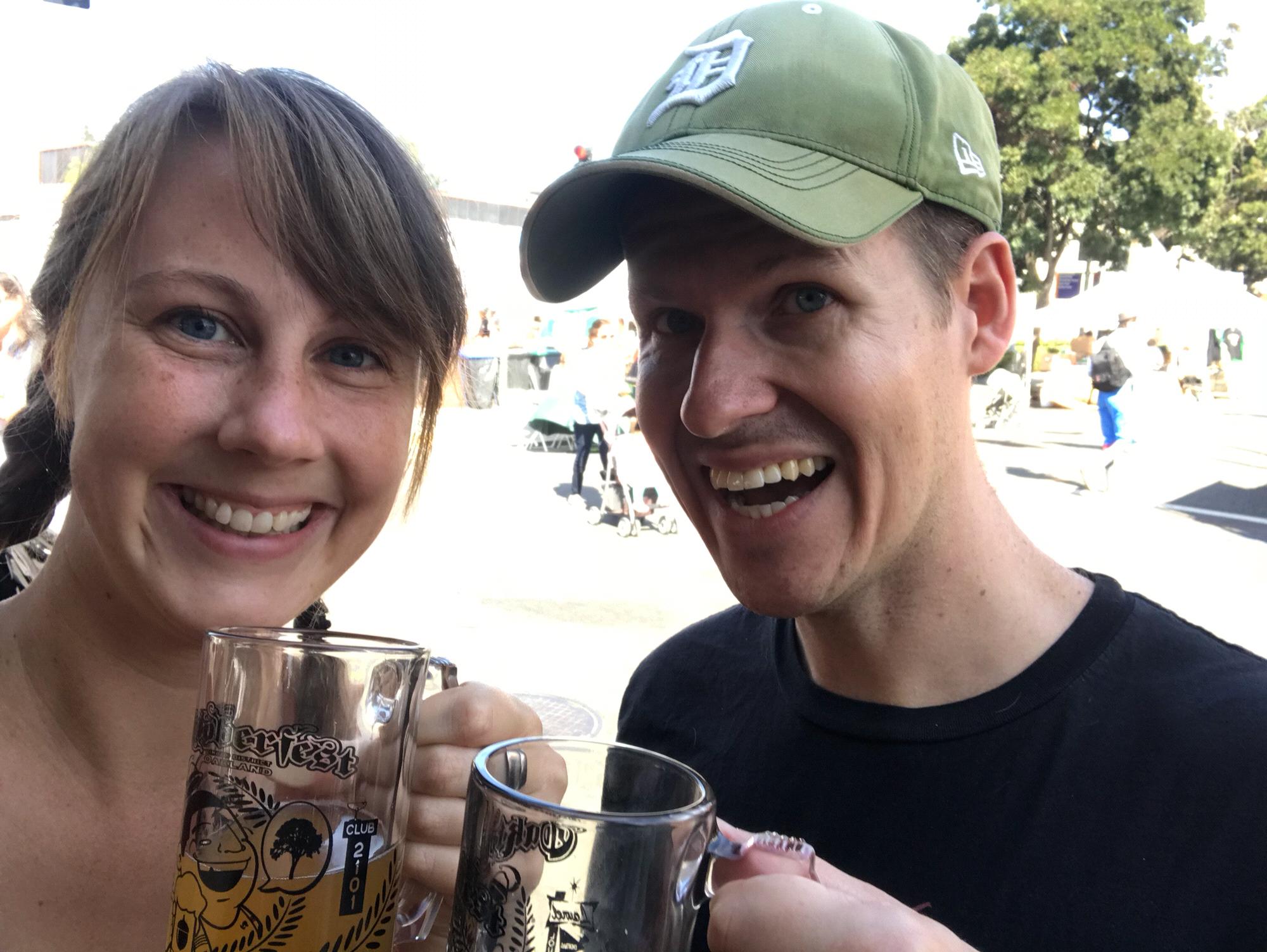 Celebrating German heritage at Oaktoberfest in Oakland.