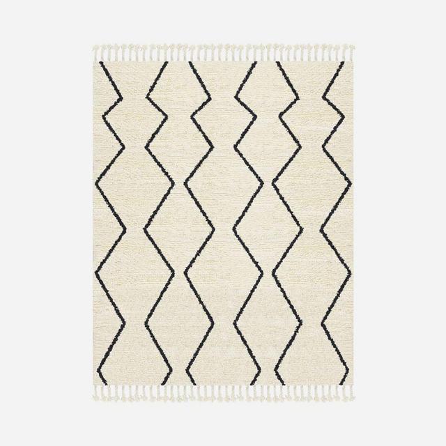 Souk Wool Rug, 3'x5', Graphite