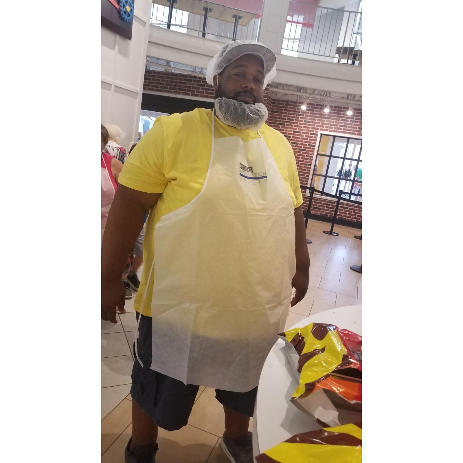 Hershey Park 2019...about to make chocolate