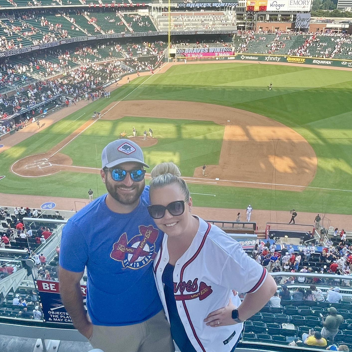 Sports is our love language! Go Braves! June 2023.