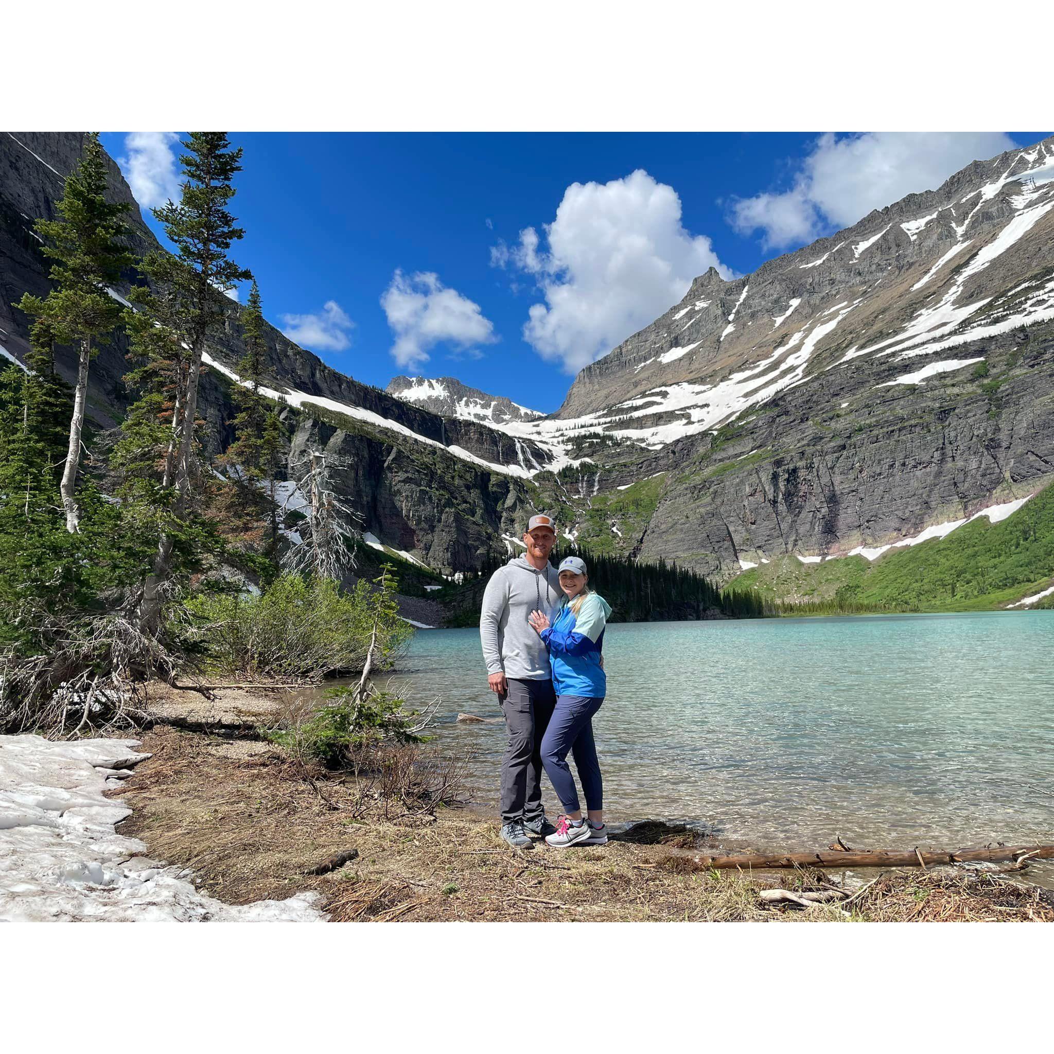 Justin chose the perfect backdrop for his proposal. I couldn't have asked for a more beautiful place.