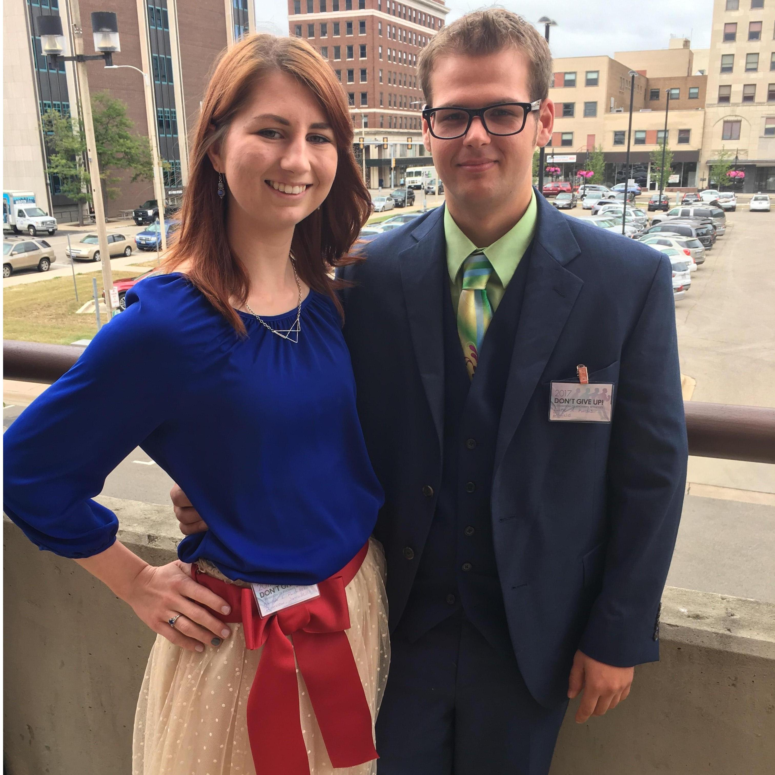 Hannah & Luke at the Regional Convention 2017