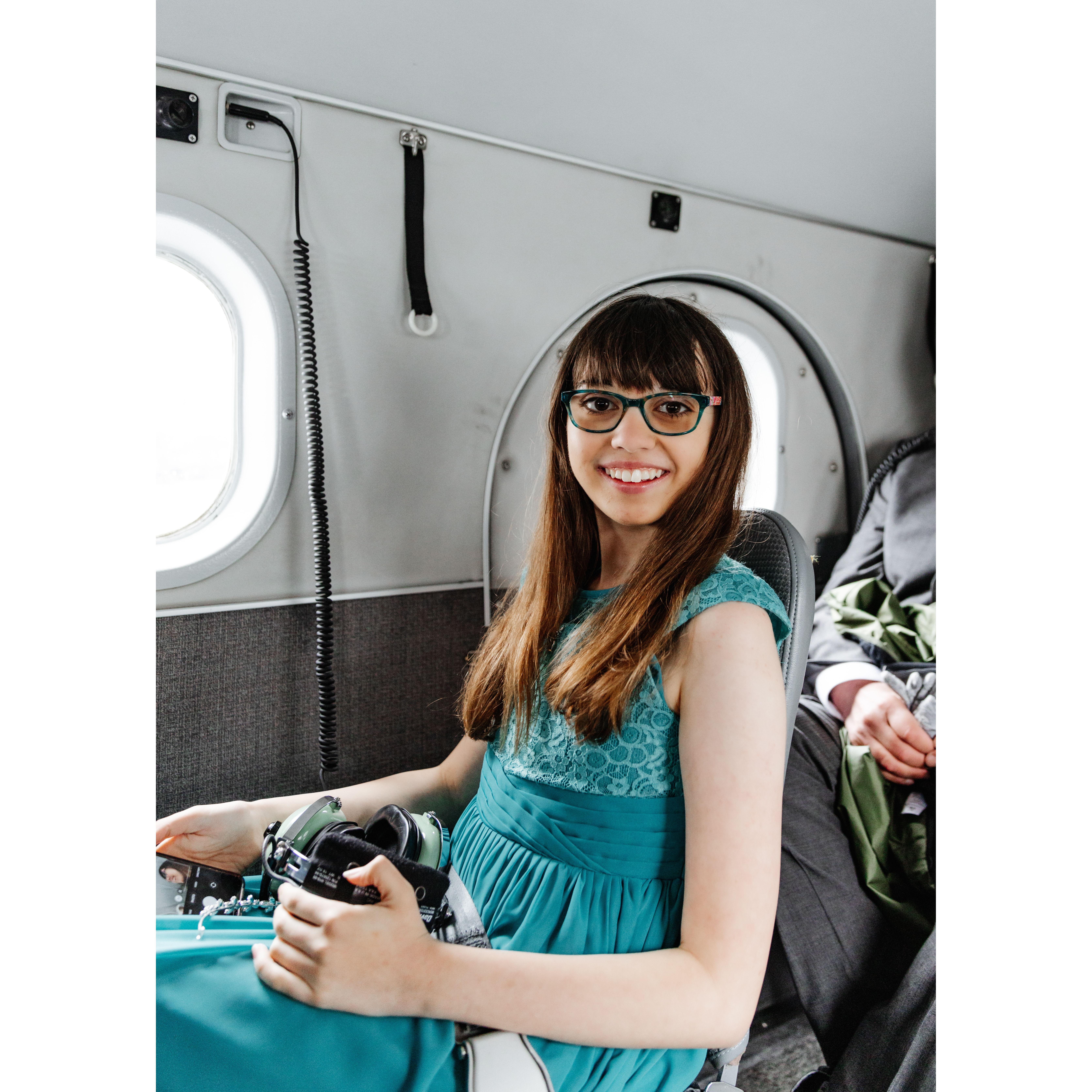 Kennedy in the float plane