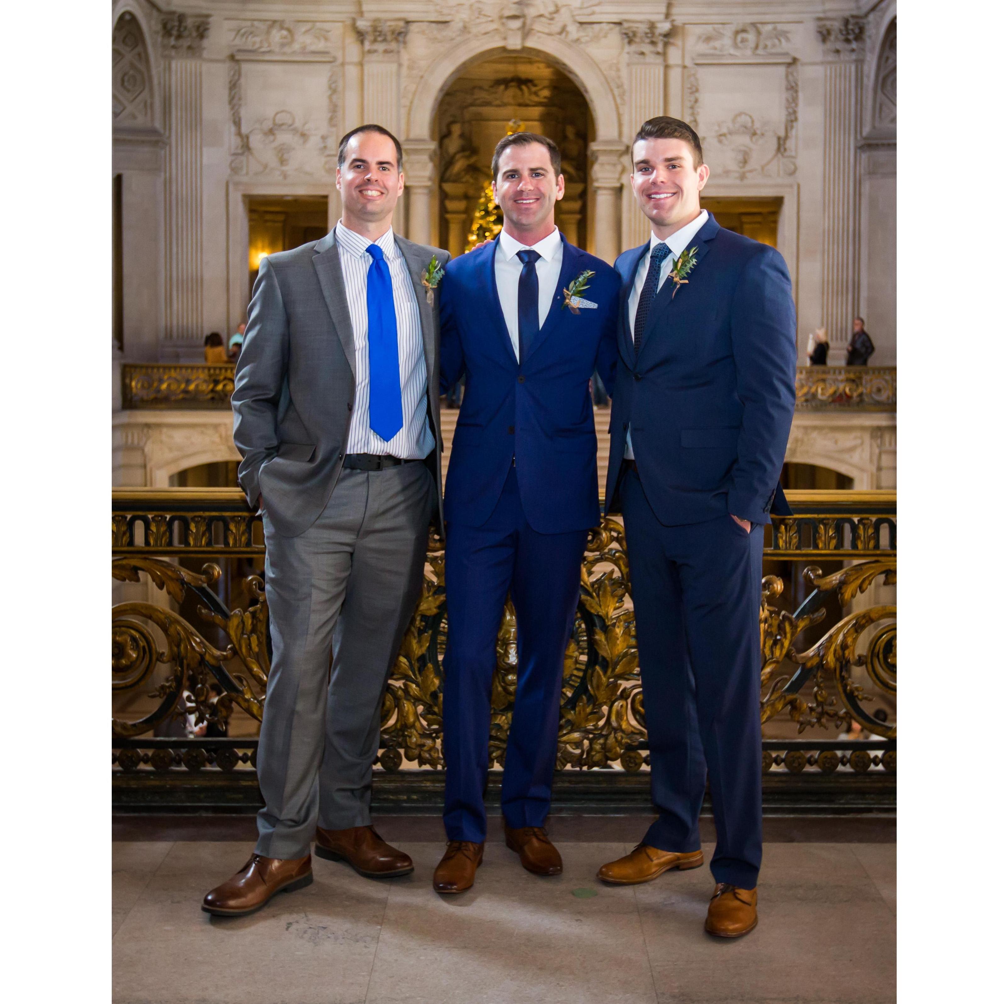 The best brothers (Brad and Ryan) and Brandon