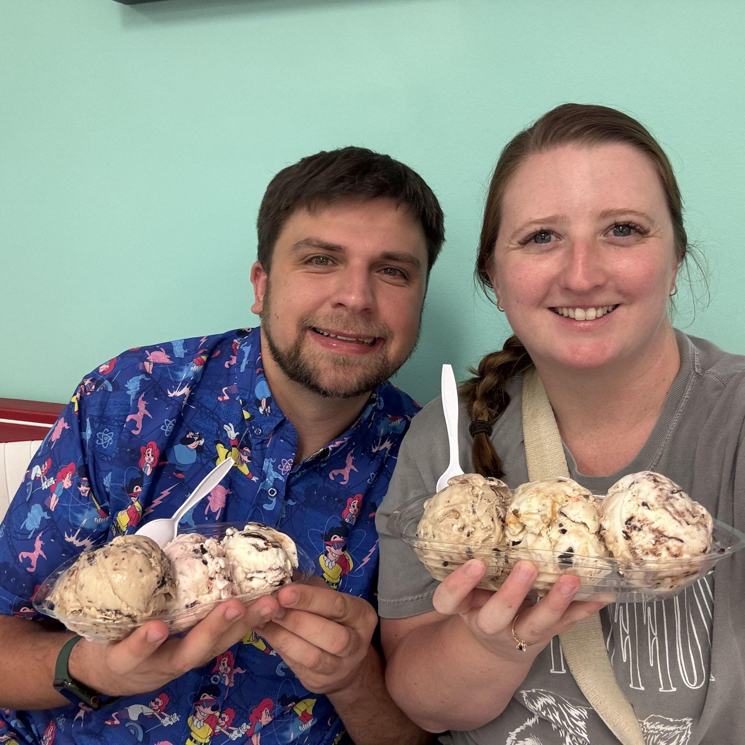 Nothing says "I love you" like sharing ice cream sundaes.