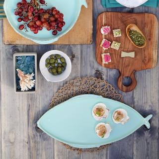 Lastra BPA Free Melamine Fish Oval Platter