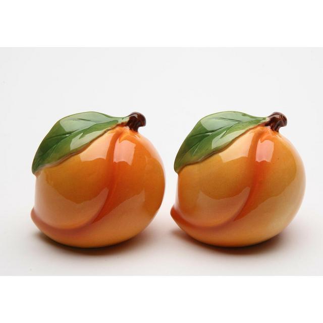 Cosmos Gifts Peach Salt and Pepper Set