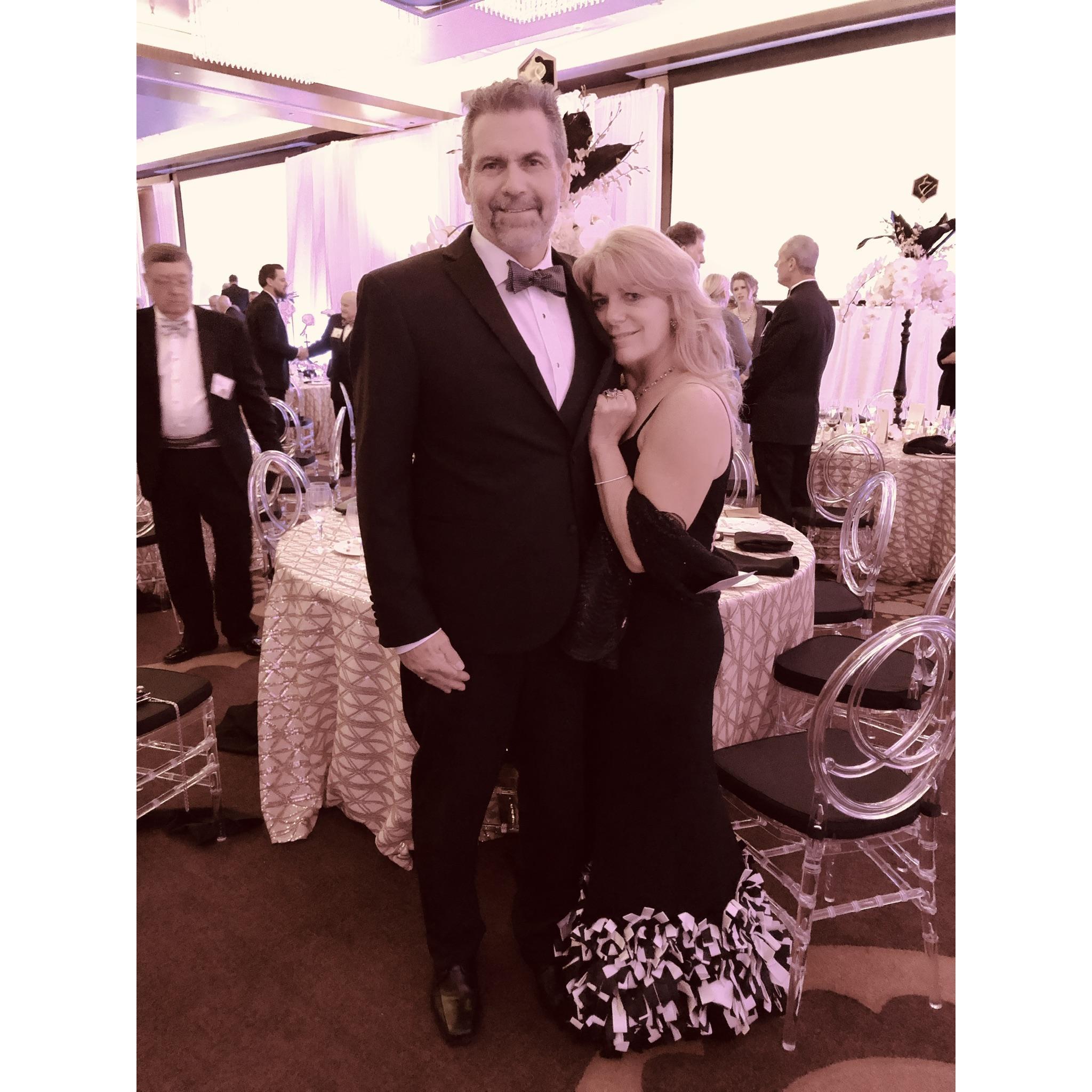 We dress up well