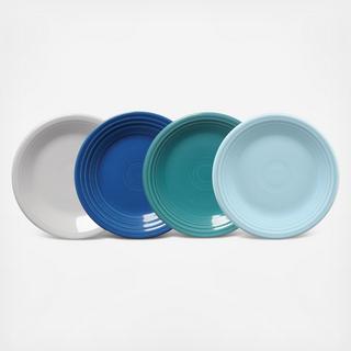 Classic Rim Assorted Salad Plate, Set of 4