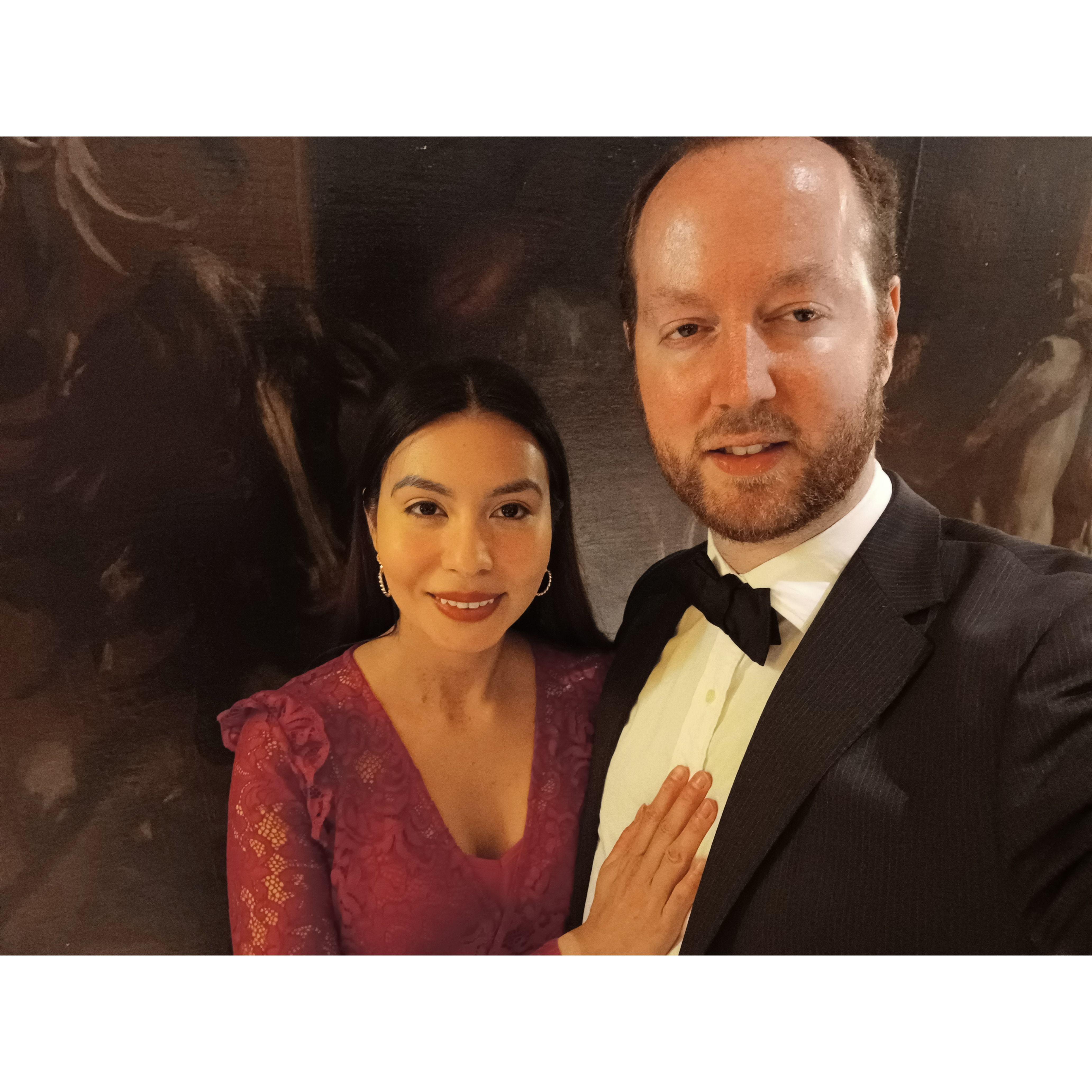 A night out at the Italian embassy