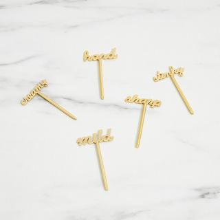 Luna Gold 5-Piece Cheese Marker Set