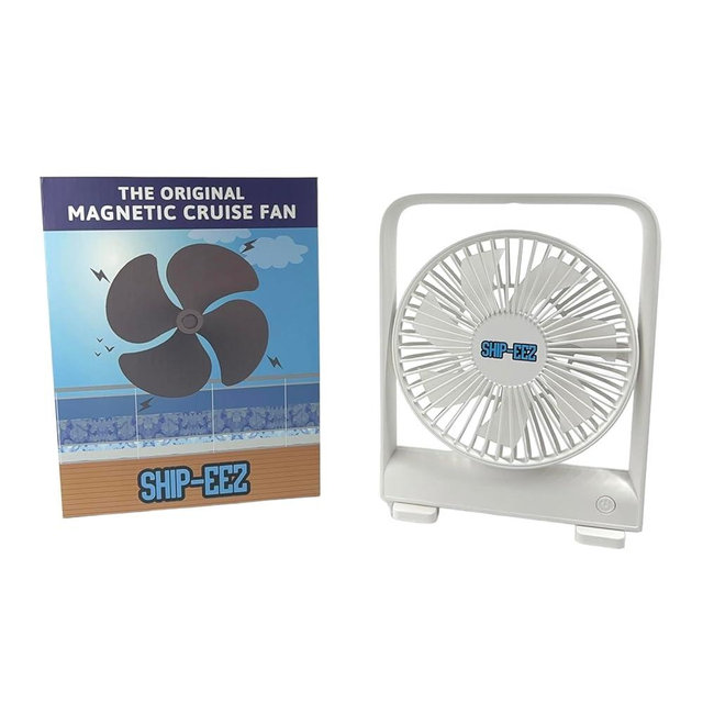 SAILPAK Ship-EEZ Cruise Ship Approved Fan, Magnetically Hangs from Stateroom Ceilings and Walls, The Original Cruise Fan