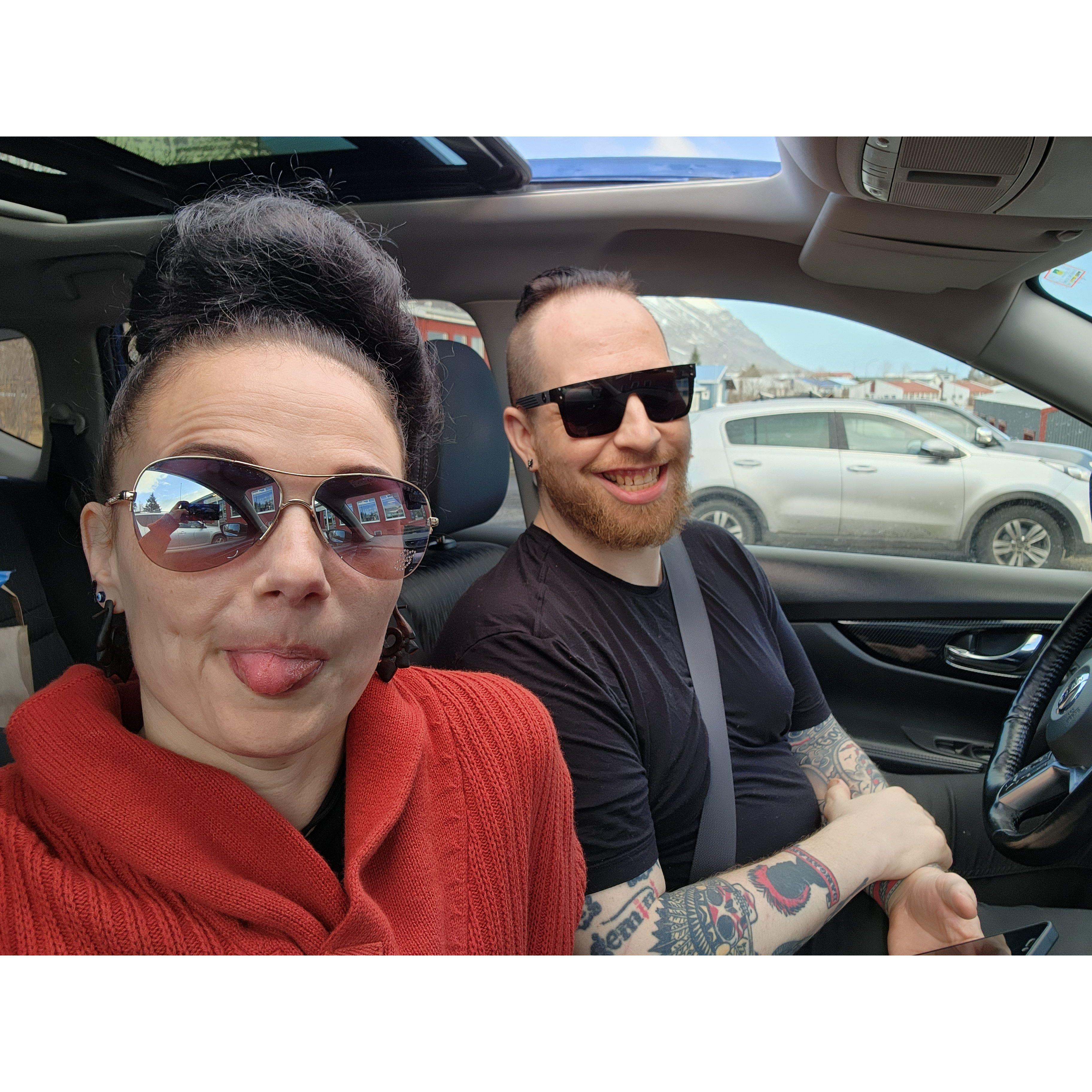 A pitstop somewhere along the Eastern coast of Iceland