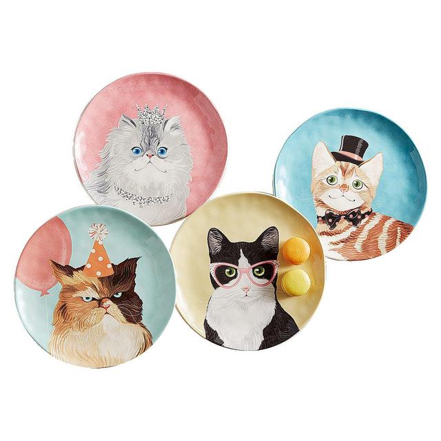 Cat Salad Plates