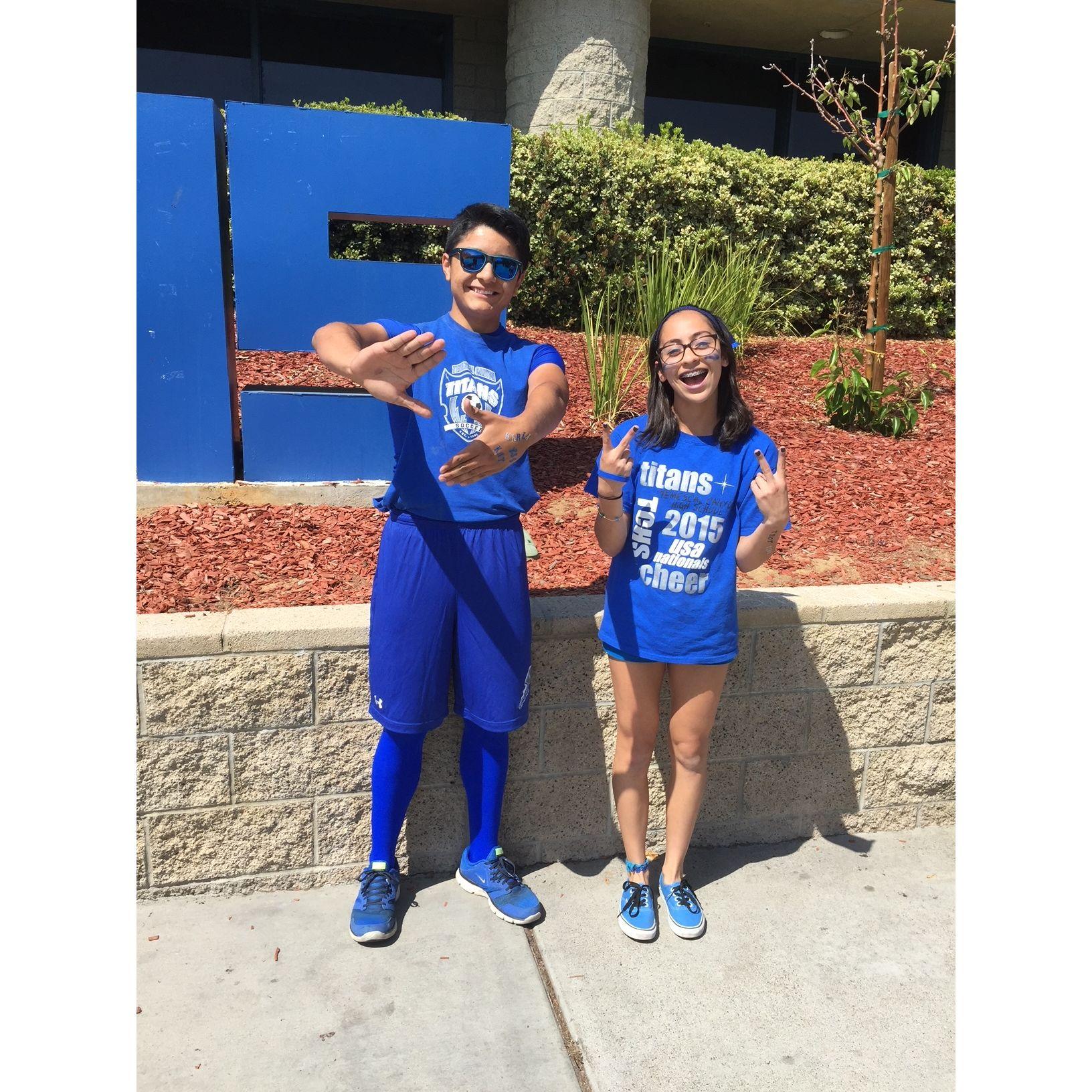 We had a blue competition 2015