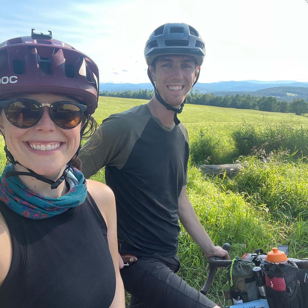 Bikepacking in Vermont.