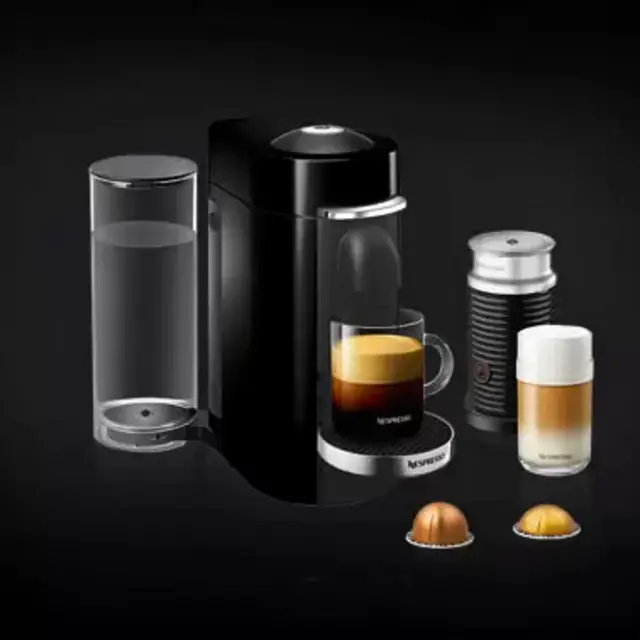 VertuoPlus Deluxe Black Bundle | Vertuo Espresso Machine | Nespresso USA