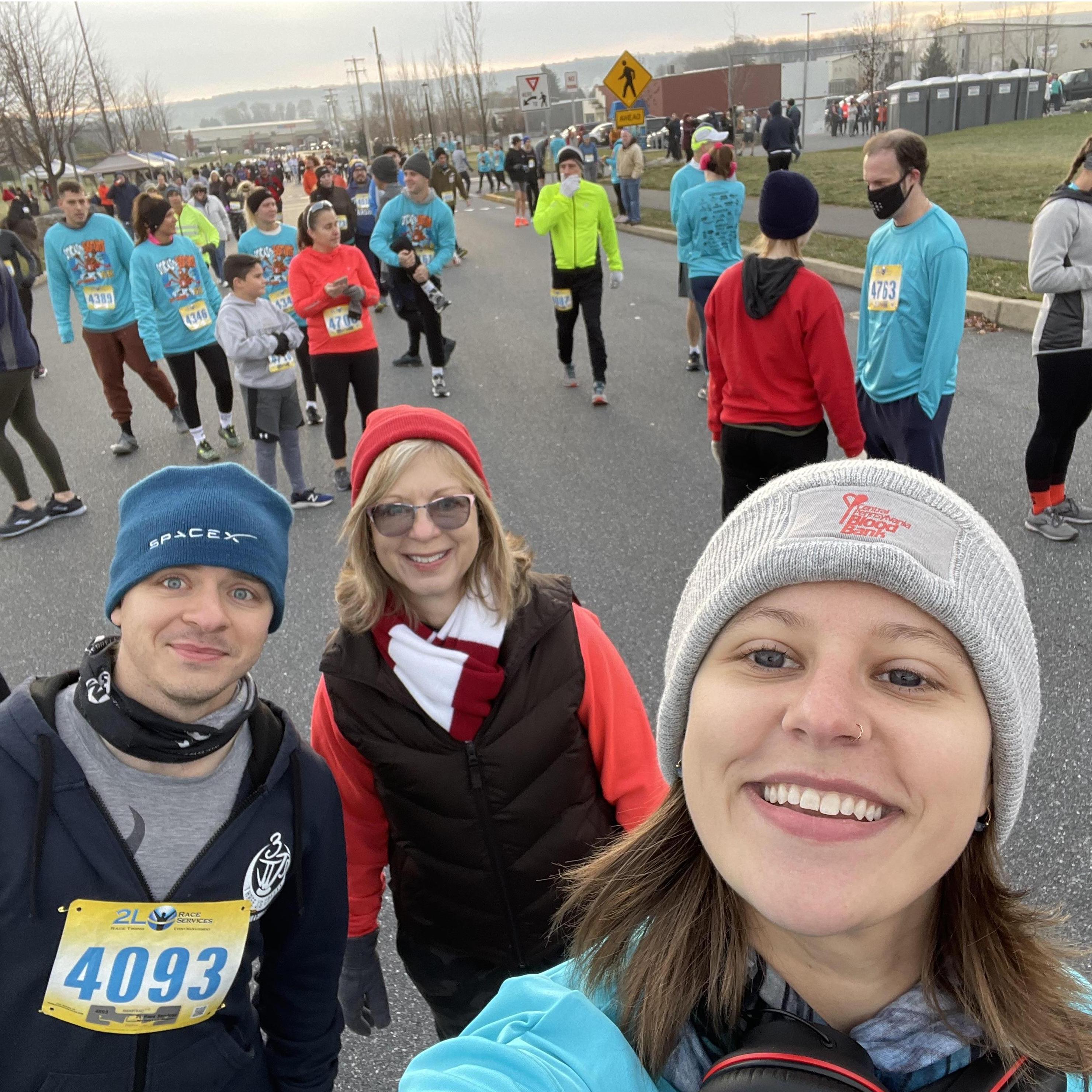 Thanksgiving 5K w Jonny’s mom