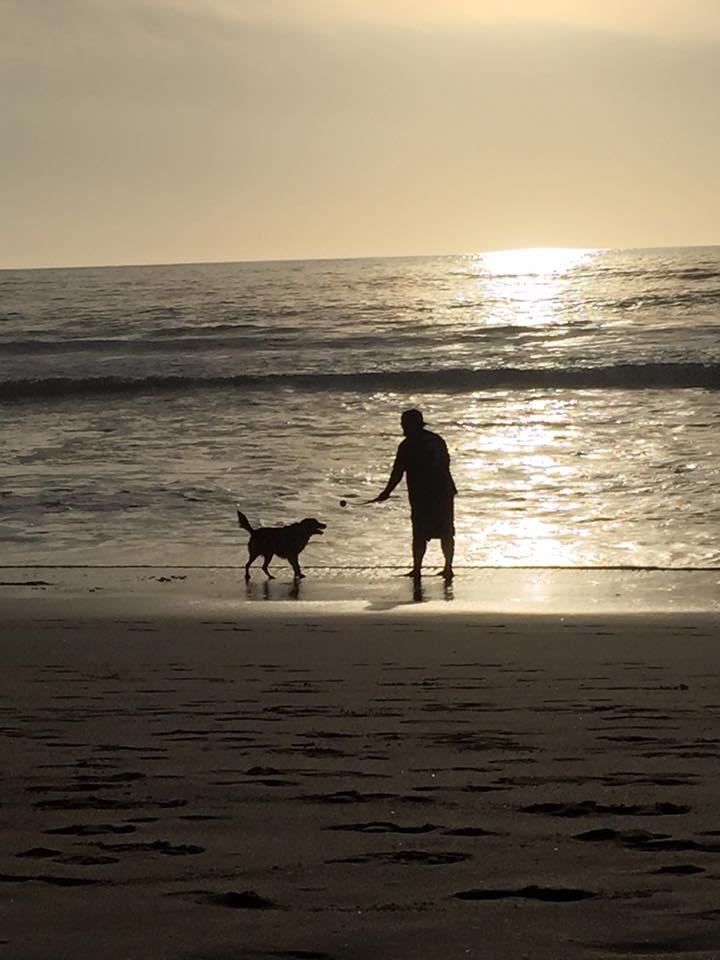 He loves my dog as much as I do. That's how I know I love him