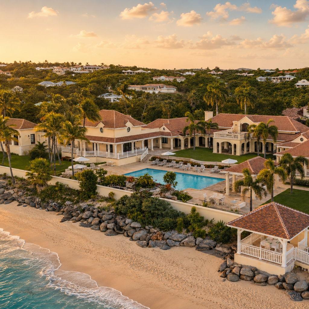 A rare beachfront estate where Caribbean beauty, private luxury, and sweeping ocean views come together in unforgettable style.