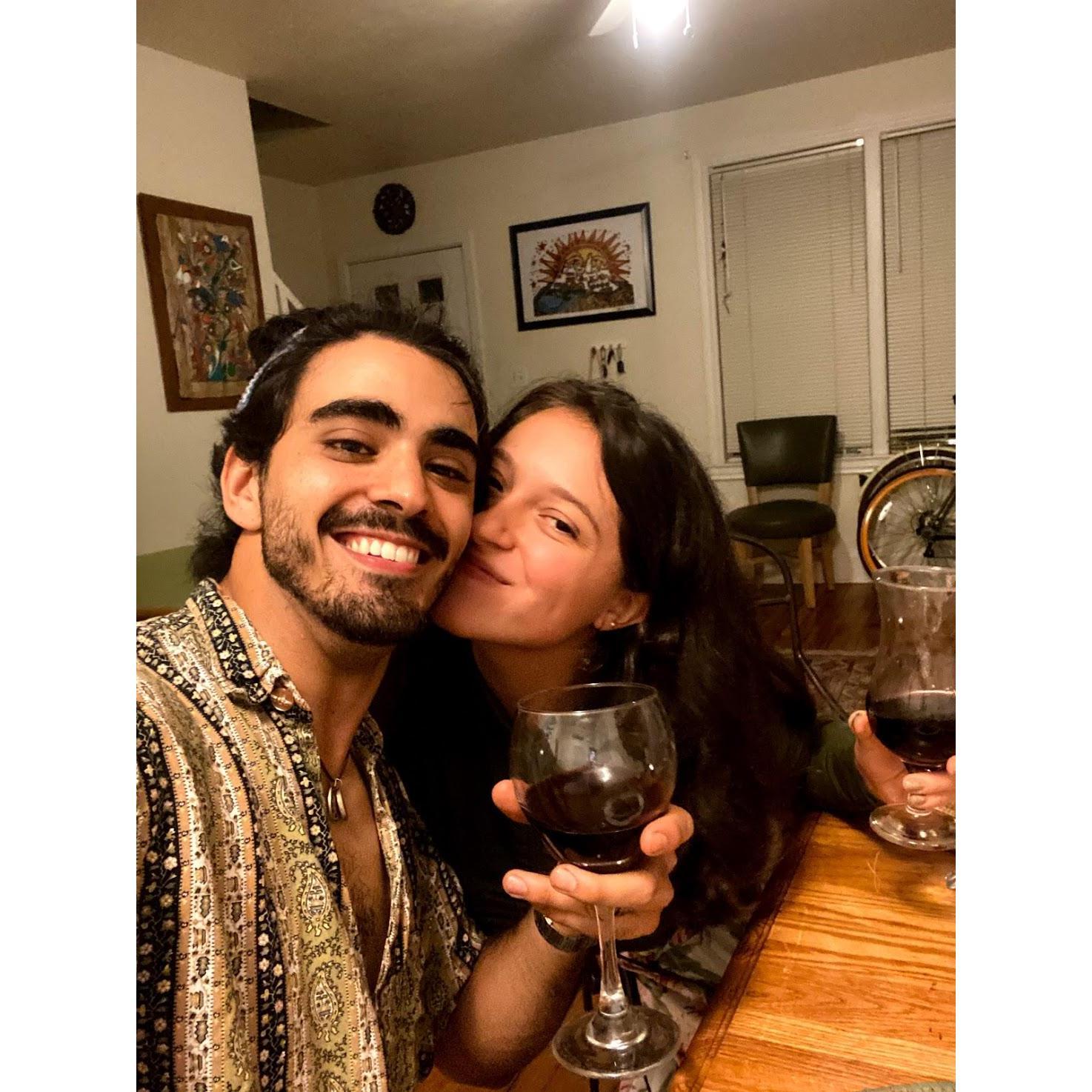 A Thanksgiving just us two - what more is there to be thankful for?