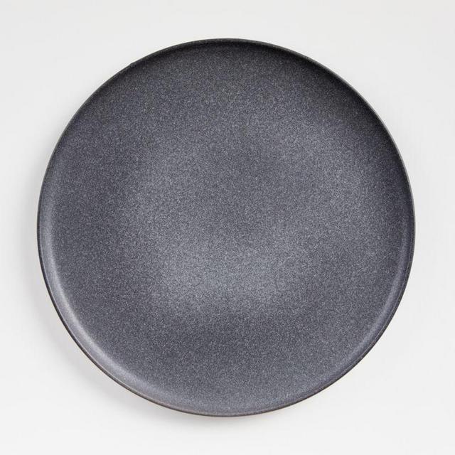Wren Matte Dark Grey Salad Plates, Set of 8