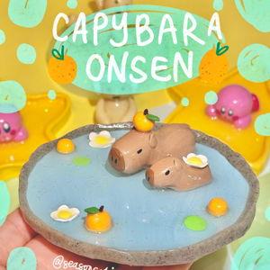 Trinket Plate - Capybara Onsen