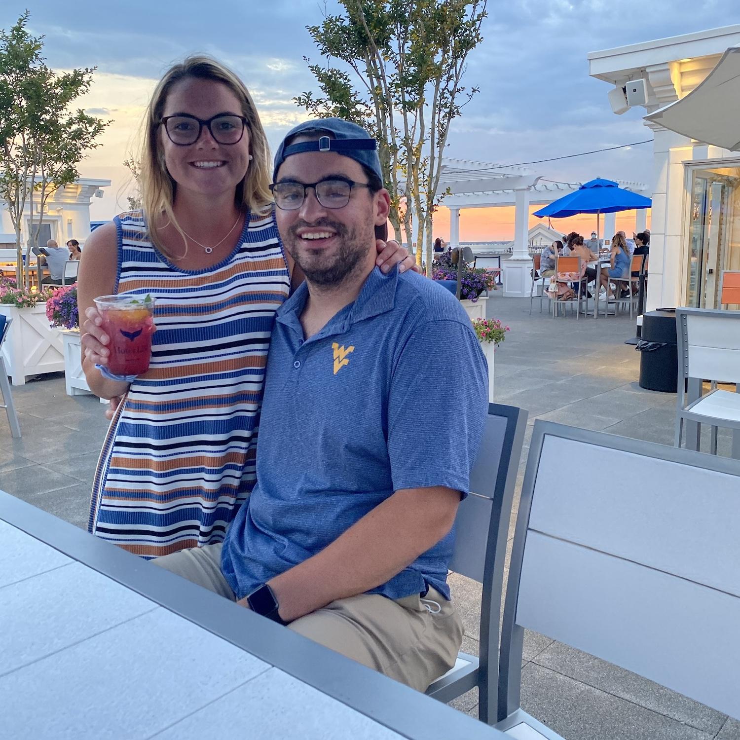 Fun Fact: LBI became our favorite getaway while dating—and where one weekend turned extra special!