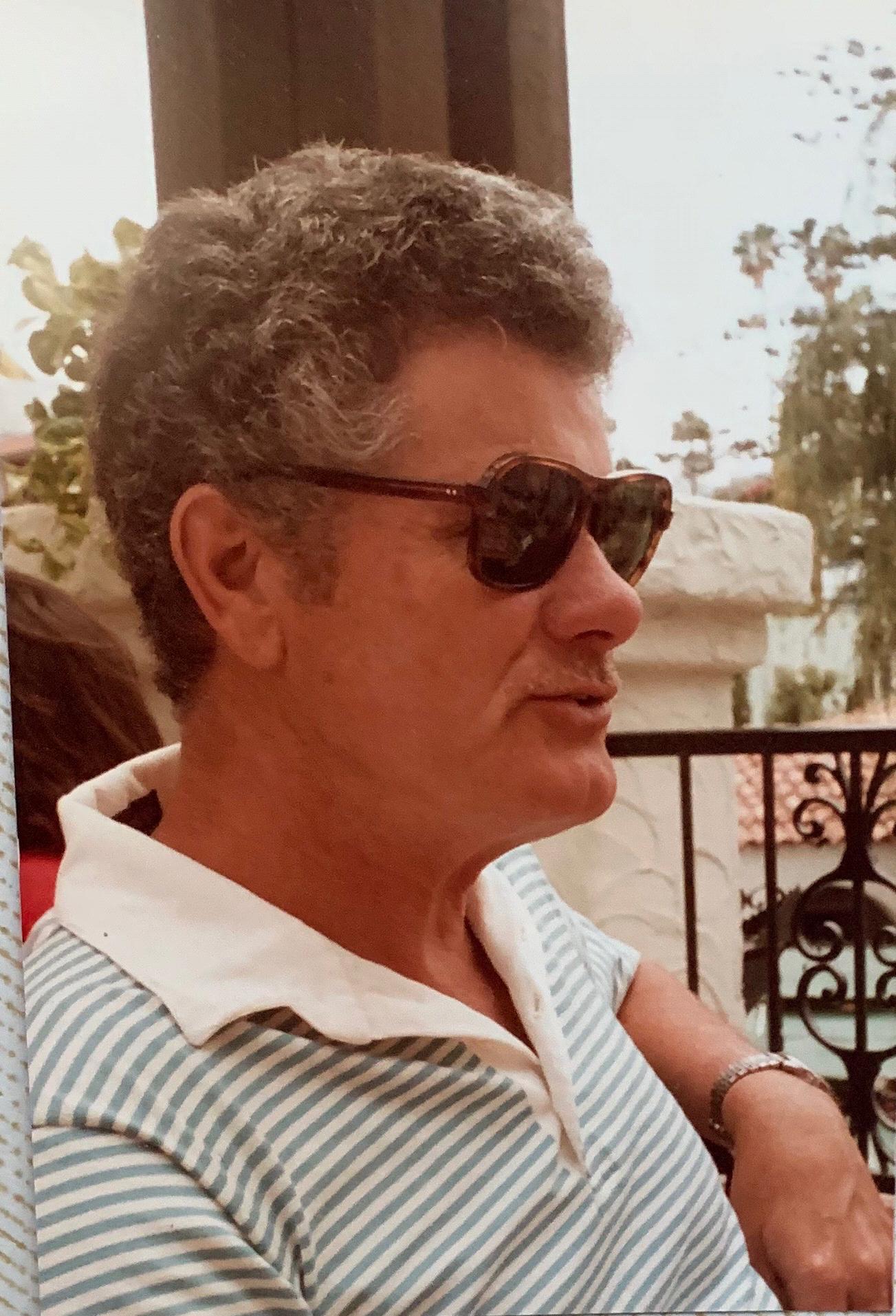 Ashley's maternal grandfather, Francis Joseph Cain, passed away at the age of 97 this past March. Here he is visiting her parents in California in the late 70's.
