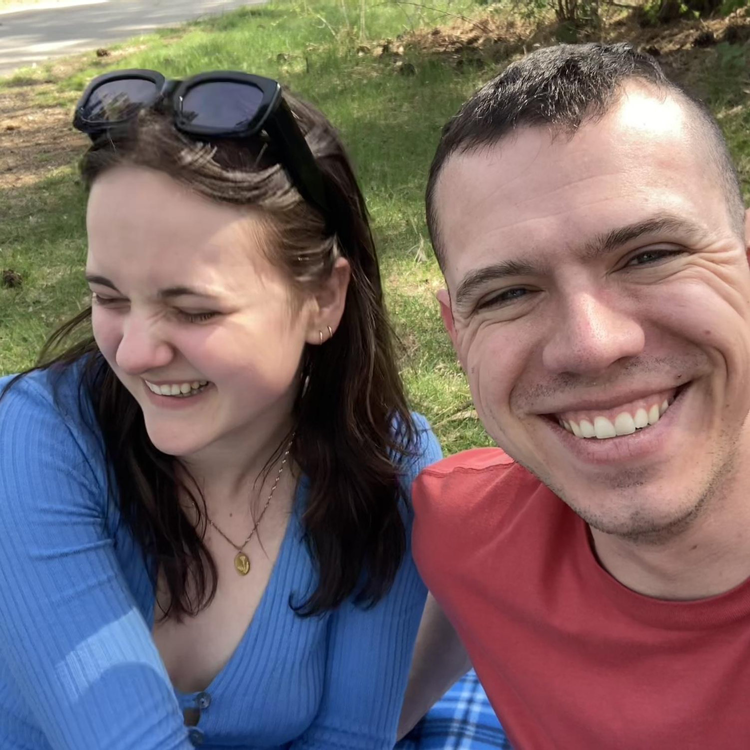 A beautiful, sunny picnic.