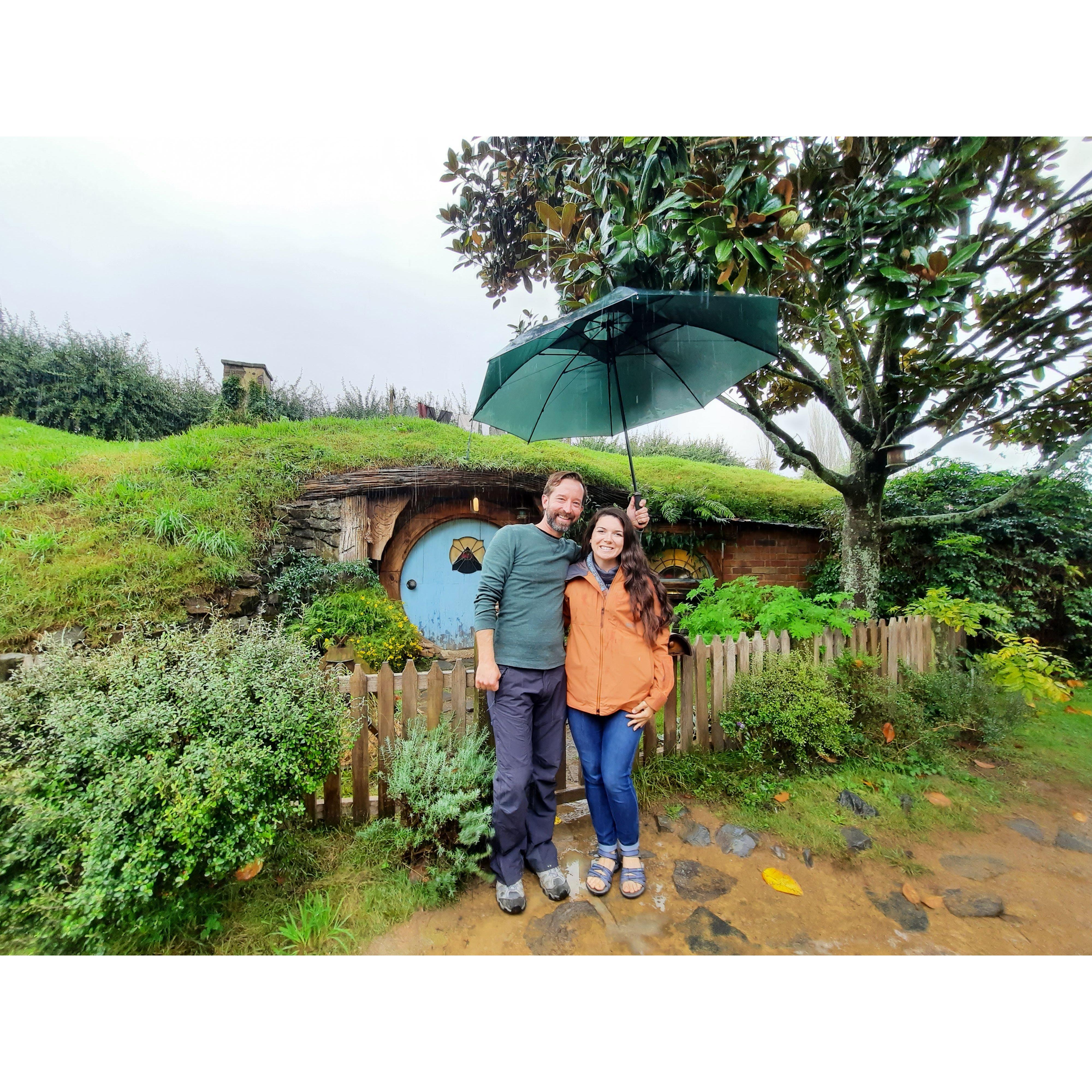 Visiting the movie set of Lord of the Rings - Hobbiton (New Zealand)! (April 2023)