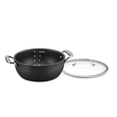Cuisinart®  DSI Induction Ready Hard Anodized 5-Quart Dutch Oven With Cover in Grey