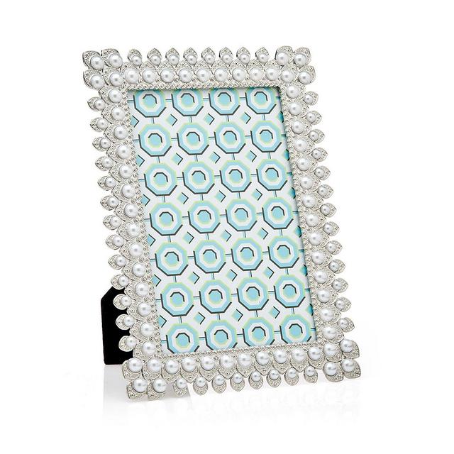 Philip Whitney Silver Double Pearl Frame - 4x6