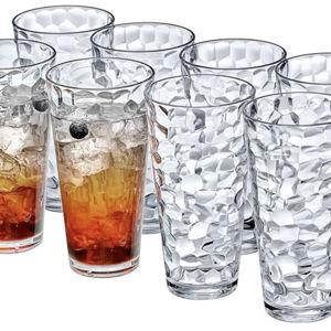 24-Ounce Plastic Tumblers - Clear