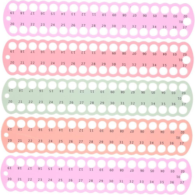SEWOART 5Pcs Embroidery Floss Organizer Storage Board Cross Stitch Thread Holder for Sewing Needlework and Craft Projects Durable Thread Winding Plate with Holes