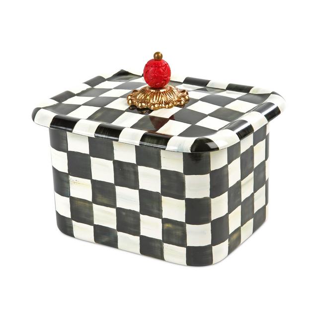 Mackenzie-Childs Courtly Check Recipe Box