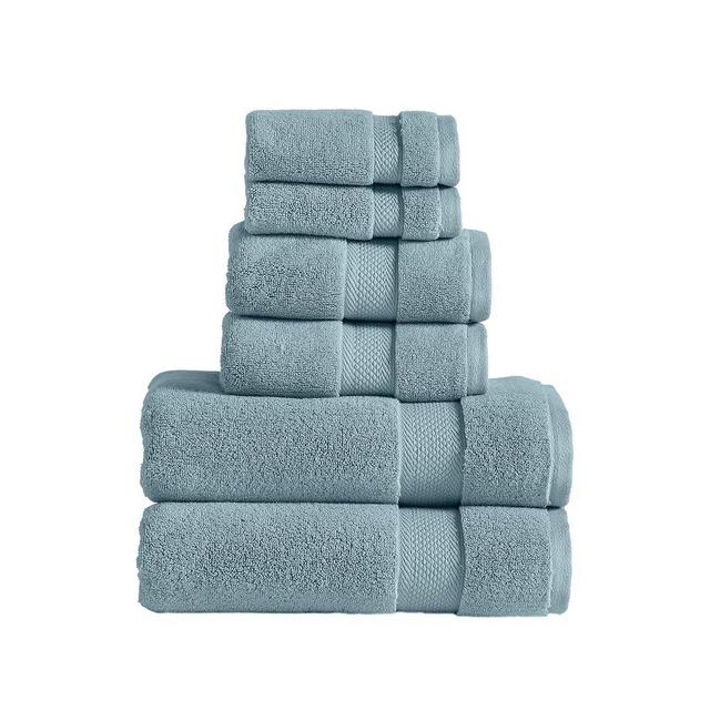 Modern Threads Luxury 6-Piece Quick-Dry Towel Set – Plush & Ultra-Absorbent for Spa-Like Experience, Sea