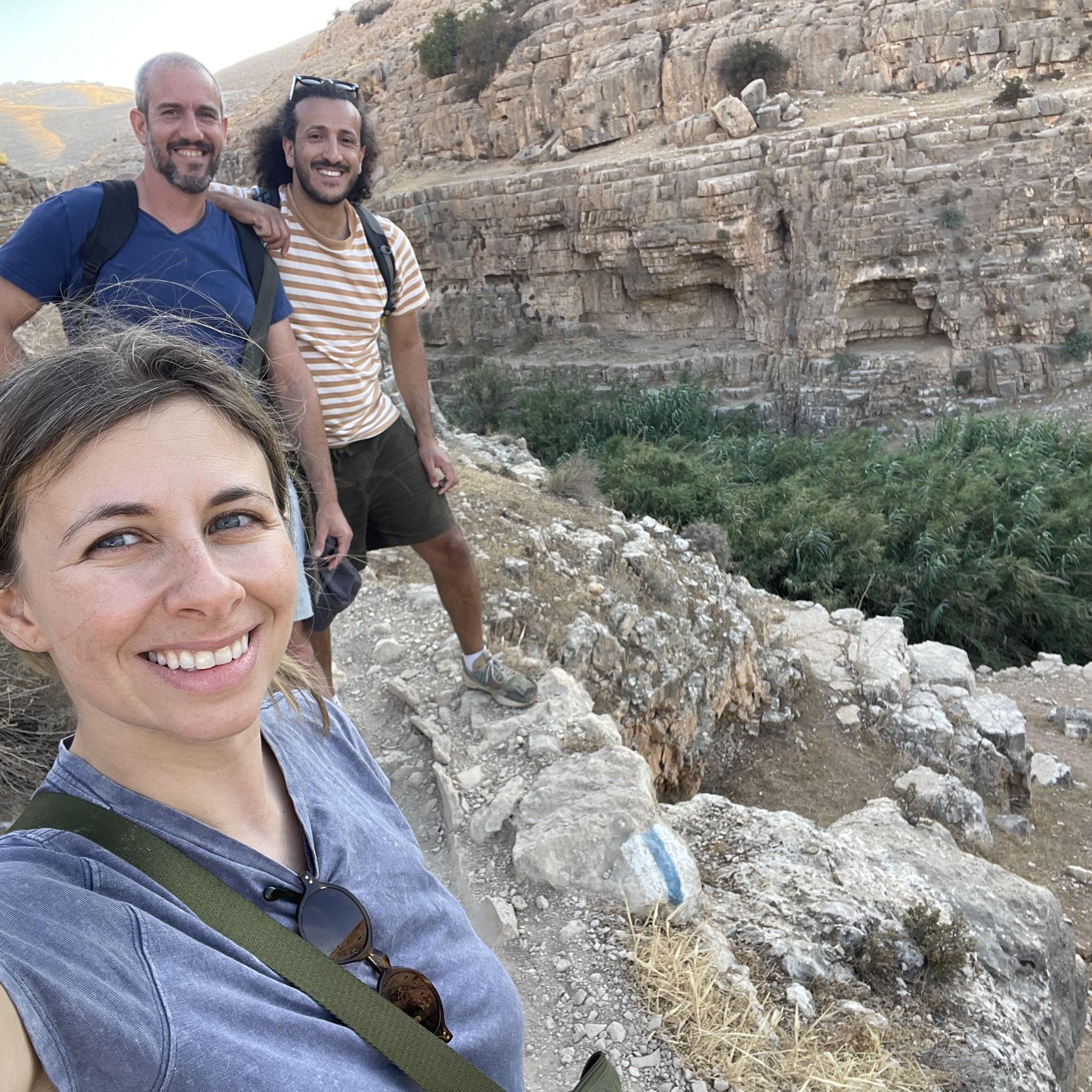 Hiking with our friend, Natan!