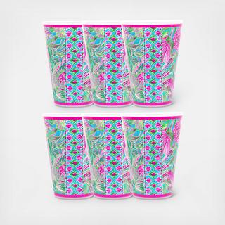 Pool Cups, Set of 6