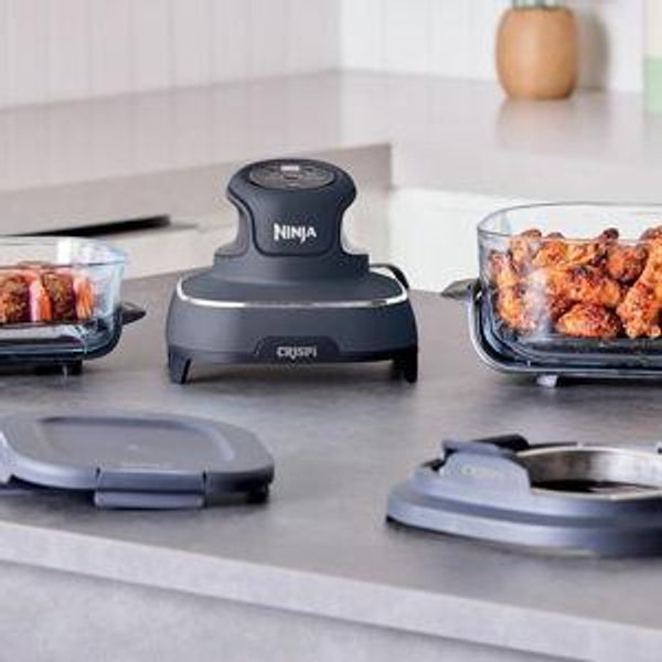 Ninja - Crispi® 5-in-1 Portable Glass Air Fryer Cooking System