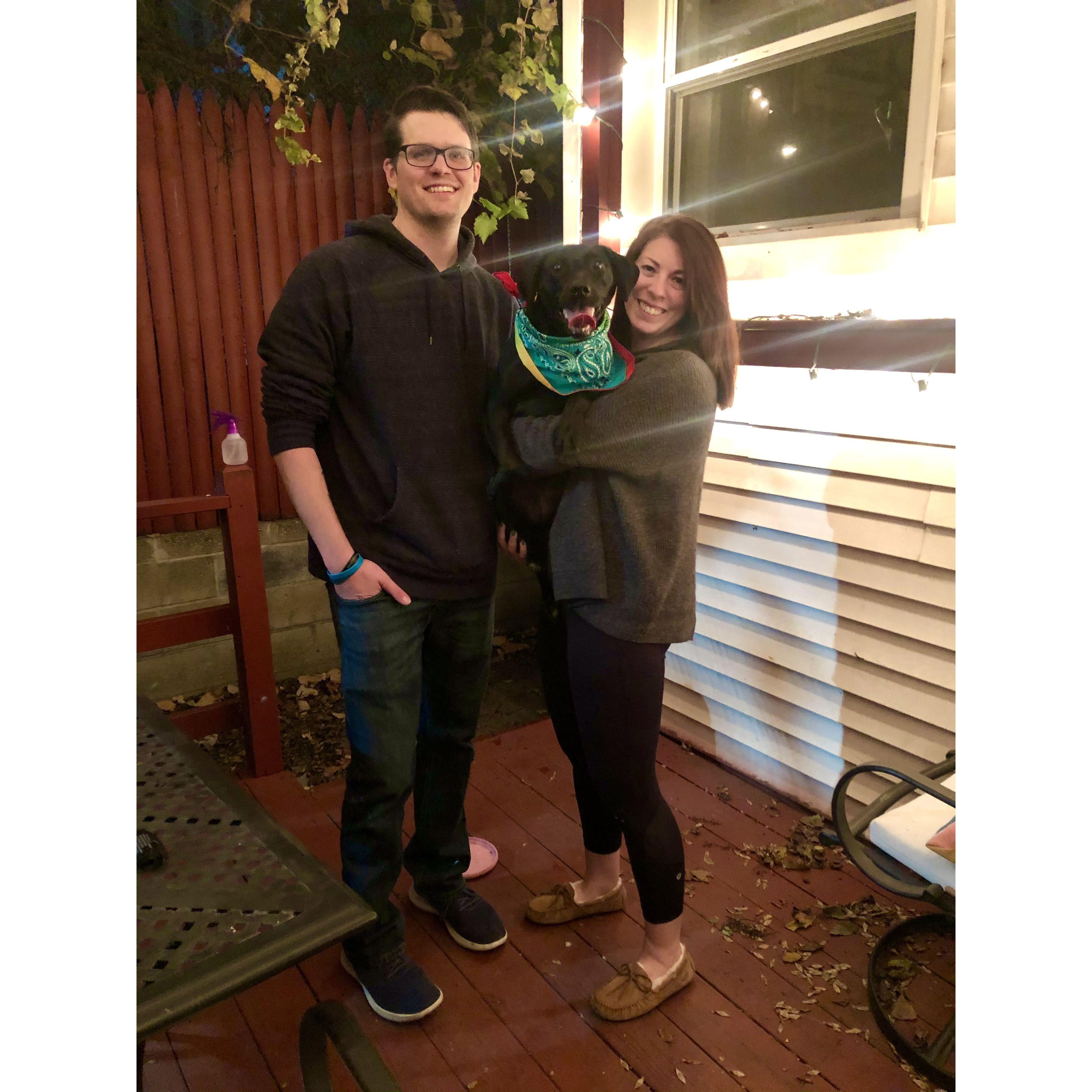 Maggie's first Gotcha Day, 2020