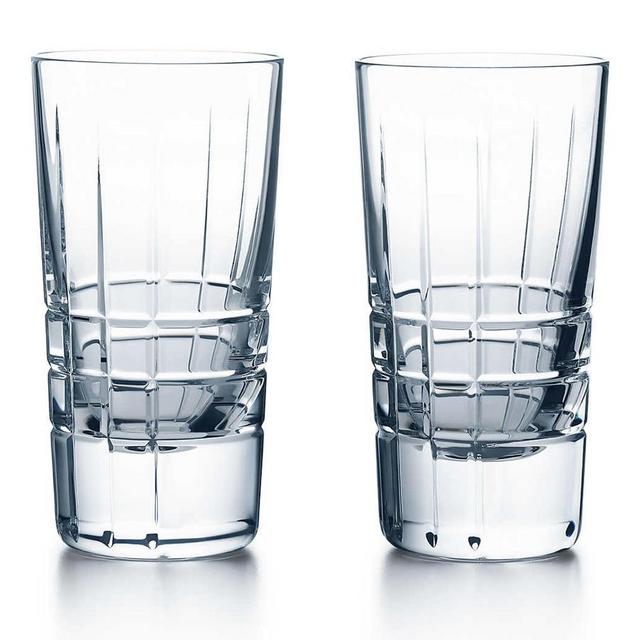 Plaid Shot Glasses Pair